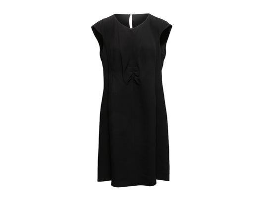 Black Chanel Spring/Summer 2008 Silk Dress Size FR 50