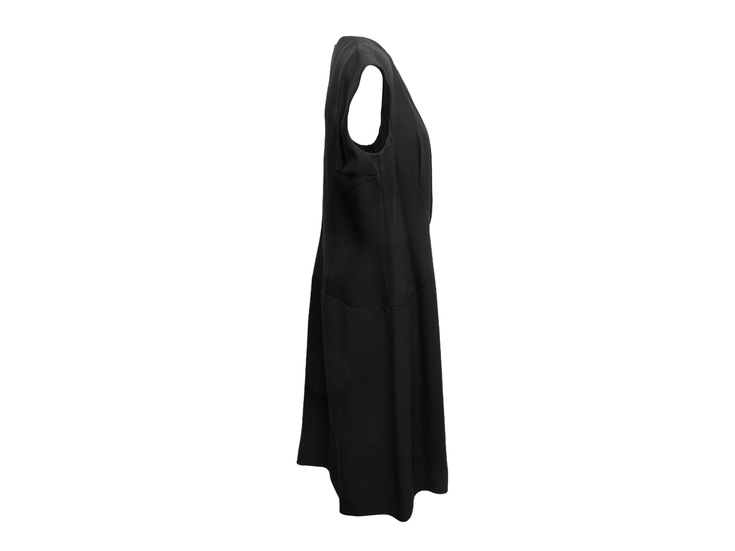 Black Chanel Spring/Summer 2008 Silk Dress Size FR 50