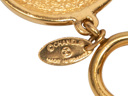 Gold-Tone Chanel CC Medallion Bracelet