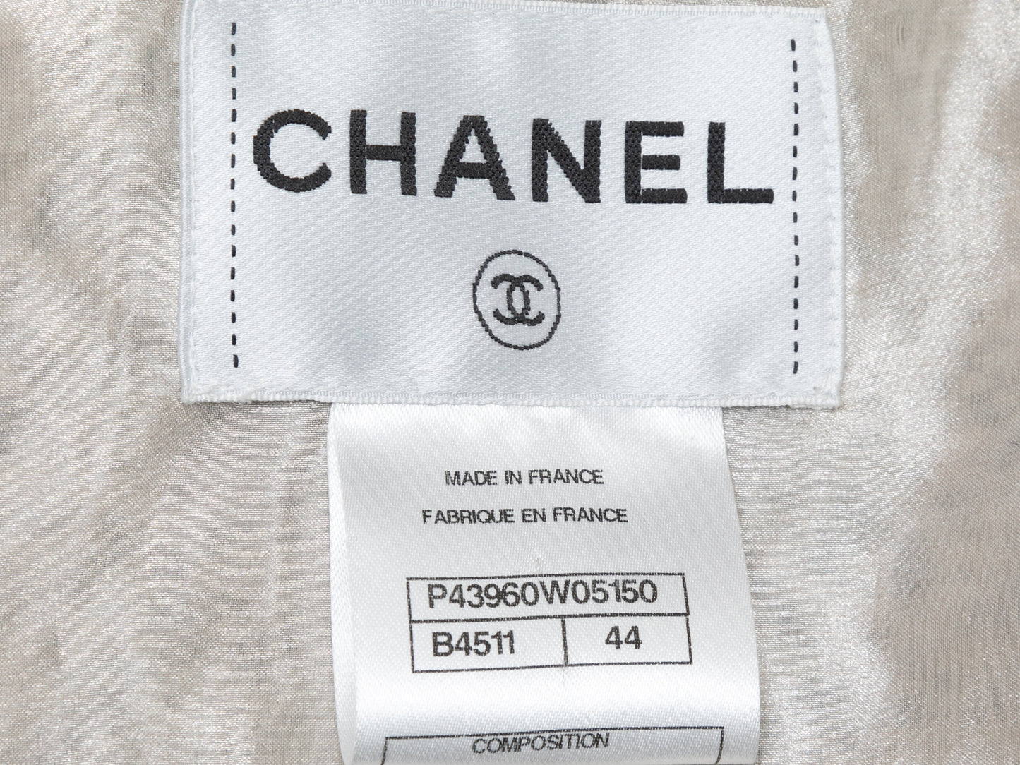Black & Multicolor Chanel Alpaca-Blend Tweed Jacket Size FR 44