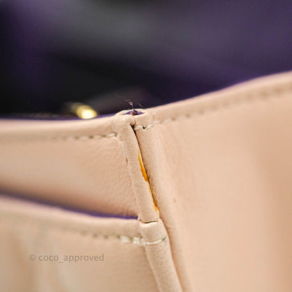 Christian Dior Miss Dior WOC Cannage Pink Lambskin Gold Hardware