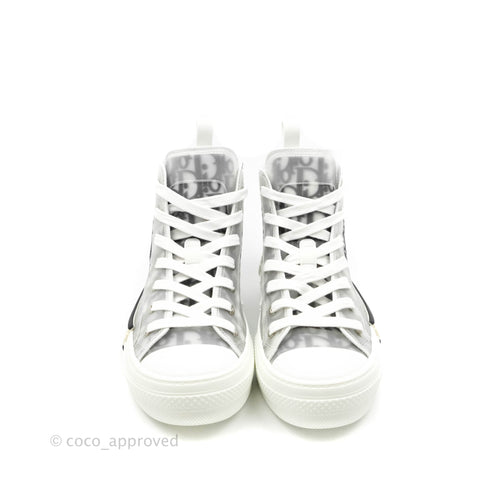 Christian Dior B23 Black Oblique High-Top Sneakers