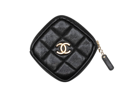 Black Chanel 20K Quilted Diamond Waist Bag