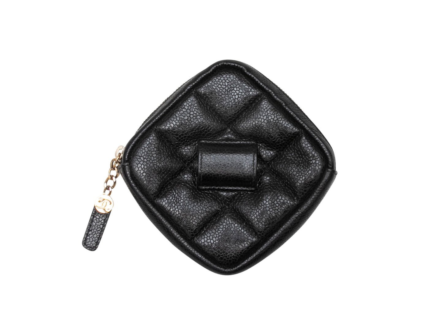 Black Chanel 20K Quilted Diamond Waist Bag