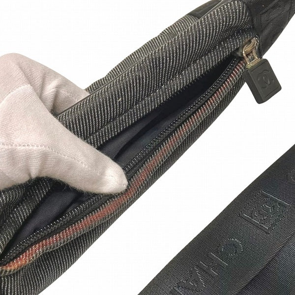 Chanel Canvas Leather Waist Bag