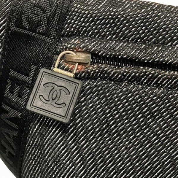 Chanel Canvas Leather Waist Bag