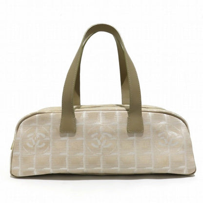 Chanel Canvas Leather Mini Boston Handbag
