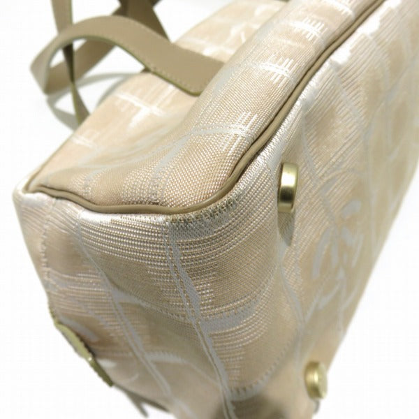 Chanel Canvas Leather Mini Boston Handbag