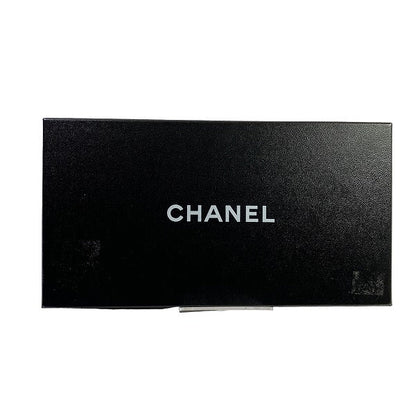 Chanel Caviar Skin Coco Mark Long Wallet