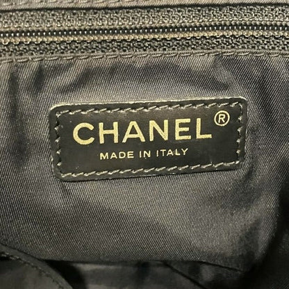 Chanel Nylon Leather Tote MM Bag