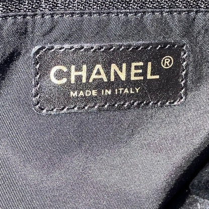 Chanel Nylon Canvas Leather Tote GM A15825