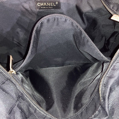 Chanel Nylon Canvas Leather Tote GM A15825