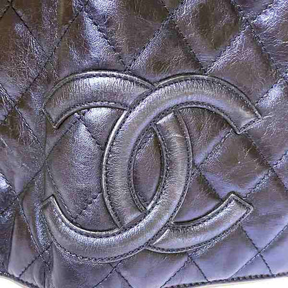 Chanel Cambon Line Leather Bifold Wallet A26717