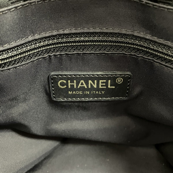 Chanel Nylon Leather Tote MM Bag