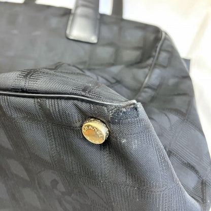 Chanel Nylon Leather Tote MM Bag