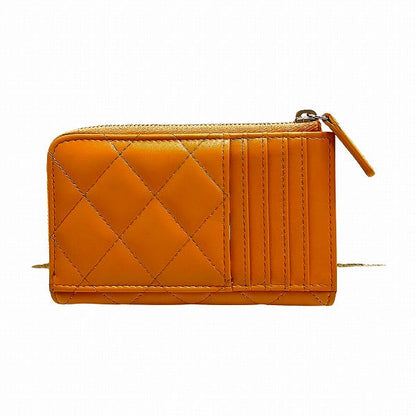 Chanel Matelasse Lambskin Zip Coin Case Wallet