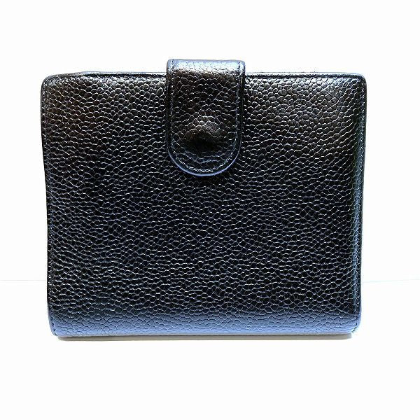 Chanel Caviar Skin Bifold Wallet A13496