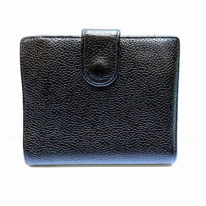 Chanel Caviar Skin Bifold Wallet A13496