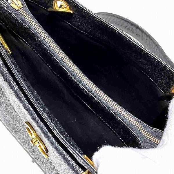 Chanel Caviar Coco Mark Chain Tote Bag A04566