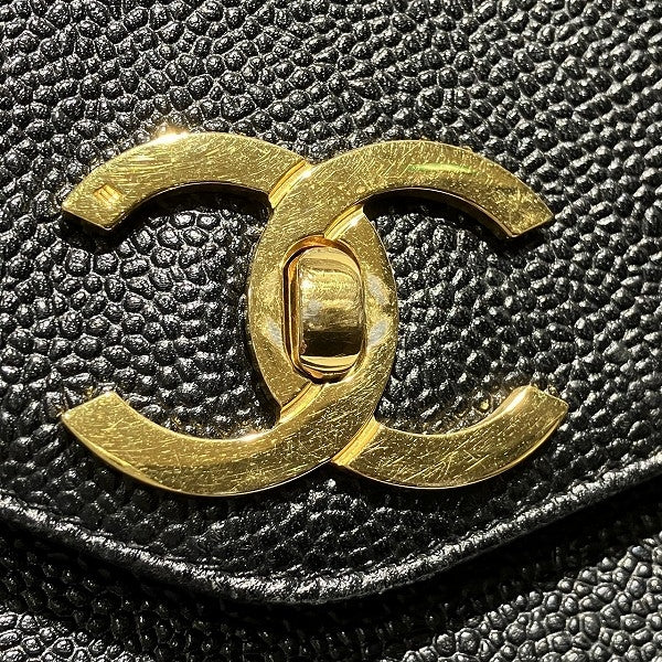 Chanel Caviar Coco Mark Chain Tote Bag A04566