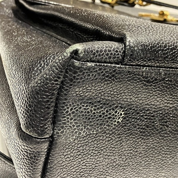 Chanel Caviar Coco Mark Chain Tote Bag A04566