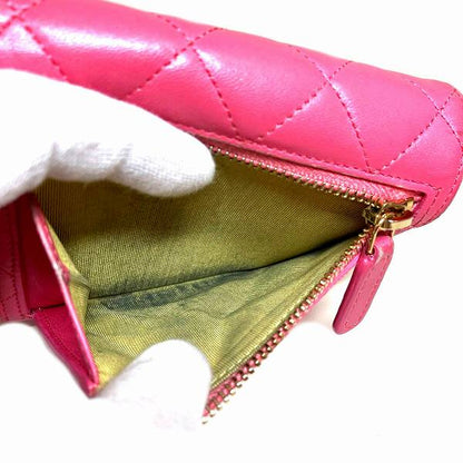 Chanel Matelasse Pink Wallet