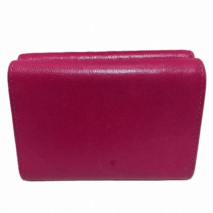 Chanel Leather Coco Mark Trifold Wallet A70796