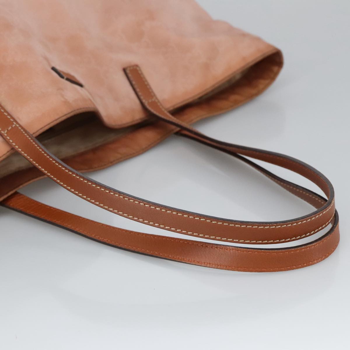 GUCCI GG Canvas Tote Bag Gold Pink 295252  100343