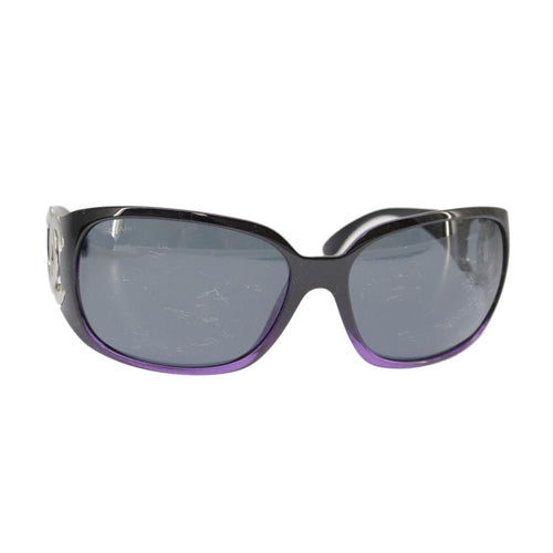 CHANEL Sunglasses plastic Black CC 101116