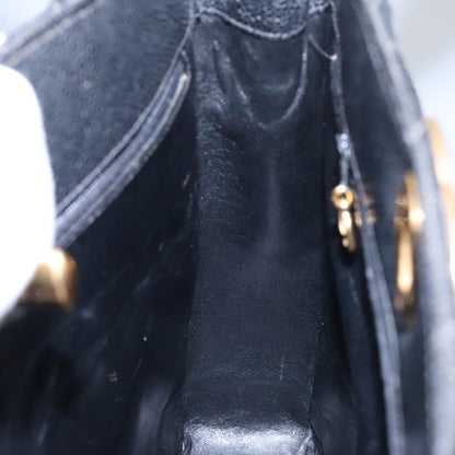 CHANEL Matelasse Hand Bag Caviar Skin Black CC 101307A