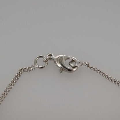 CHANEL Necklace metal Silver CC 101323A