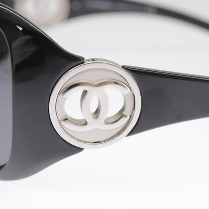 CHANEL Sunglasses plastic Black CC 101335