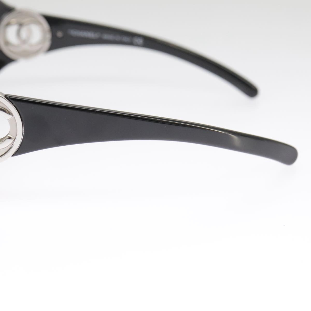 CHANEL Sunglasses plastic Black CC 101335