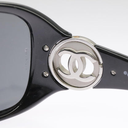 CHANEL Sunglasses plastic Black CC 101335