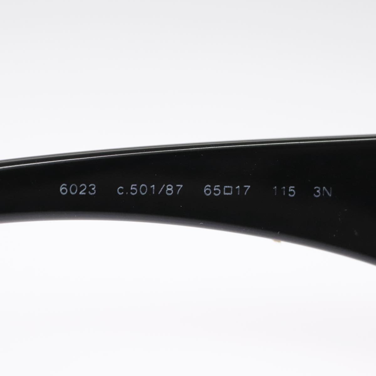 CHANEL Sunglasses plastic Black CC 101335