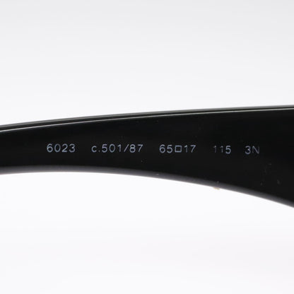 CHANEL Sunglasses plastic Black CC 101335