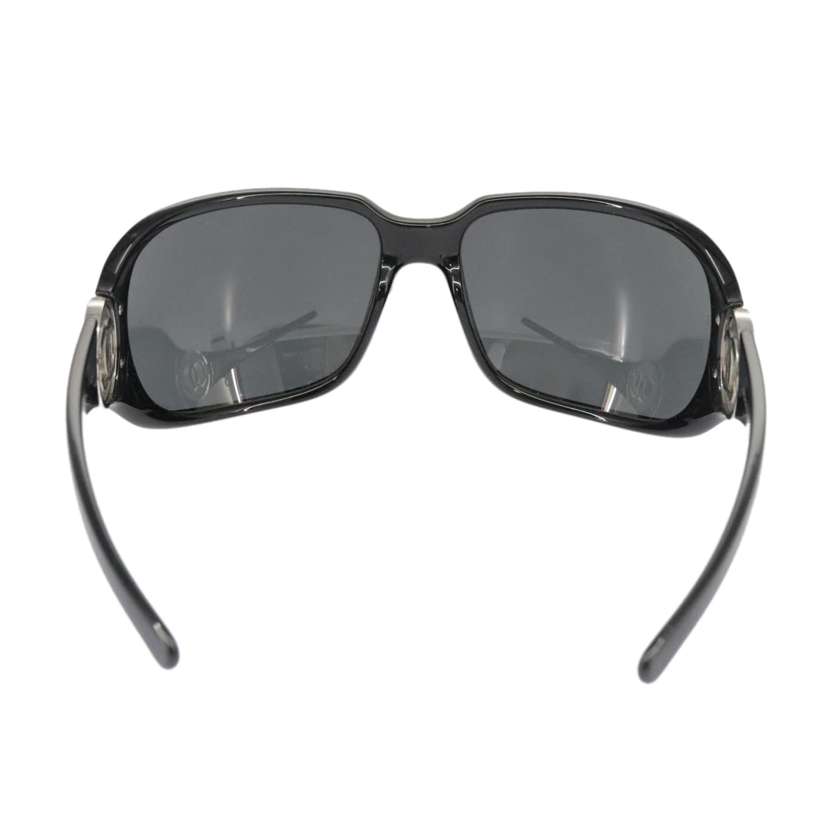 CHANEL Sunglasses plastic Black CC 101335