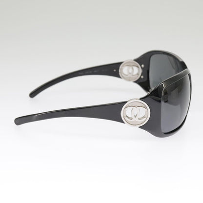 CHANEL Sunglasses plastic Black CC 101335