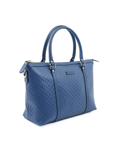 Gucci  GG Marmont Mini Shoulder Bag in Blue Leather