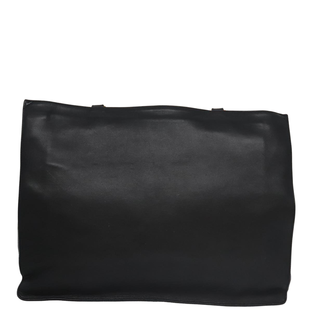 CHANEL COCO Mark Chain Tote Bag Leather Black CC 102670