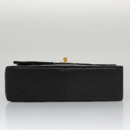 CHANEL Matelasse 25 Chain Valentine Limited Bag Lamb Skin Black CC 103226A
