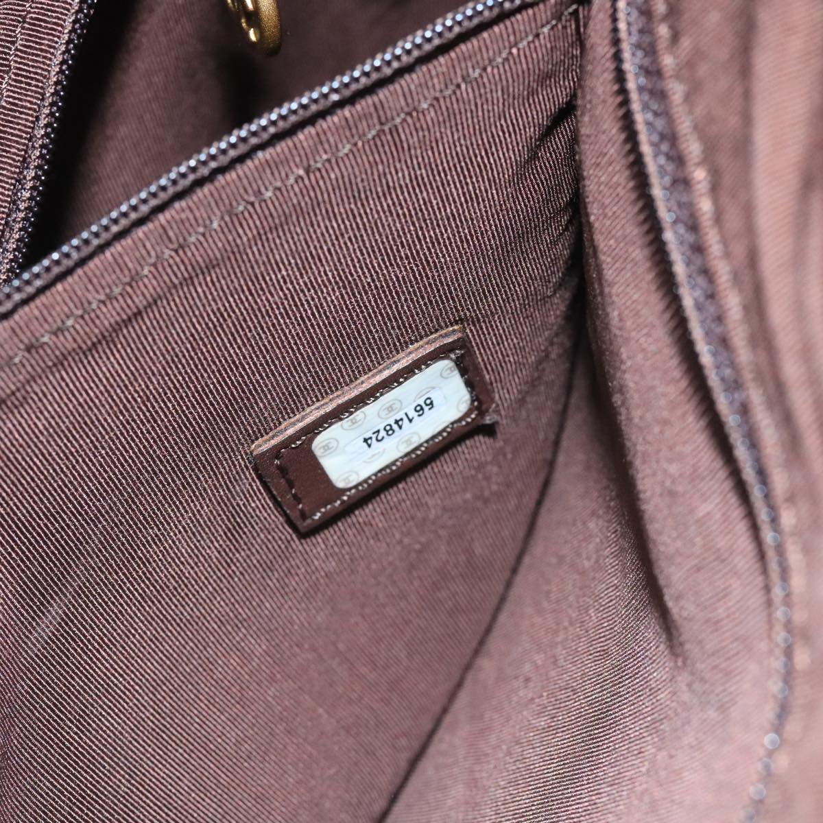 CHANEL COCO Mark Tote Bag Canvas Beige CC 104584