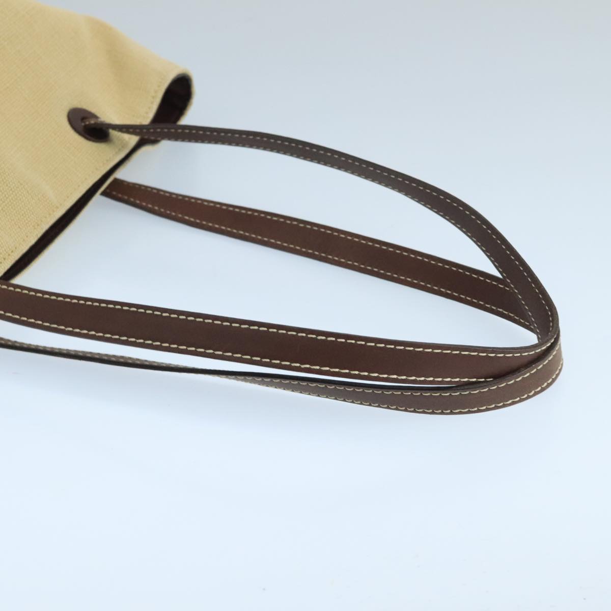 CHANEL COCO Mark Tote Bag Canvas Beige CC 104584