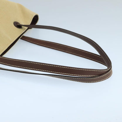 CHANEL COCO Mark Tote Bag Canvas Beige CC 104584