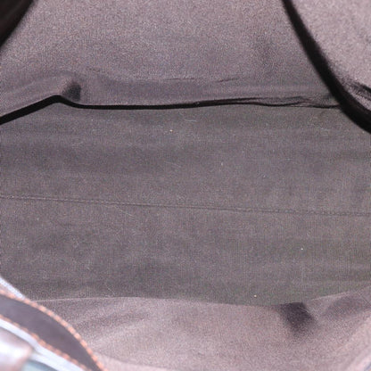 CHANEL Tote Bag Leather Brown CC 104647