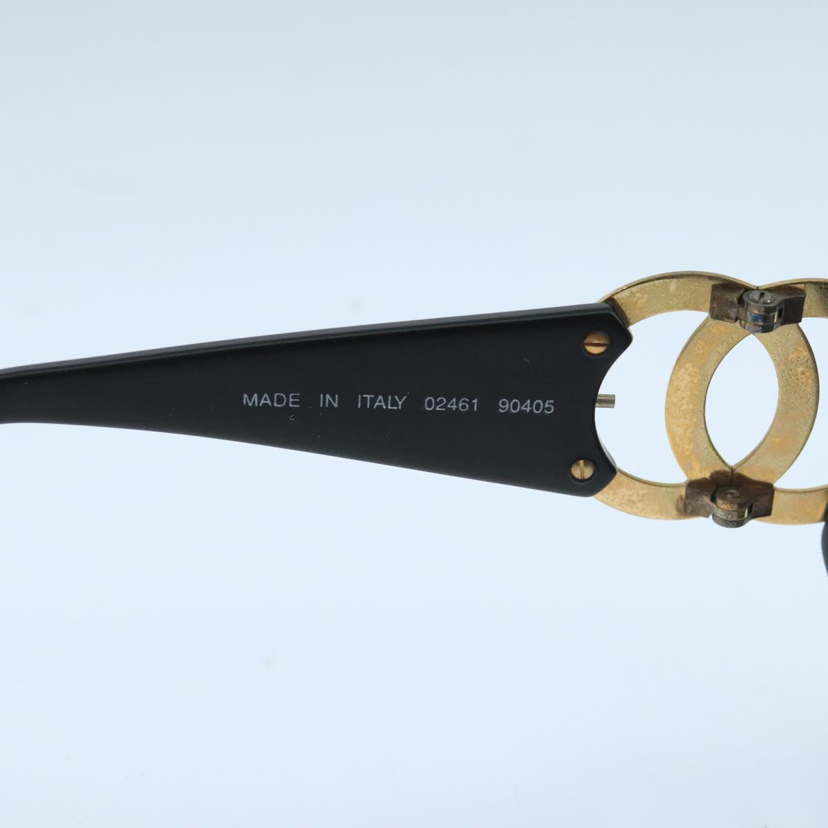 CHANEL Sunglasses plastic Black CC 104686
