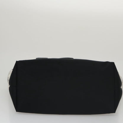 CHANEL Chanel sports Tote Bag Nylon White Black CC 104702