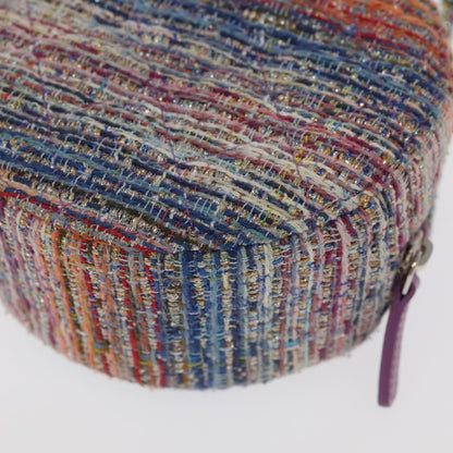 CHANEL Chain Shoulder Bag Tweed Rainbow CC 105332S