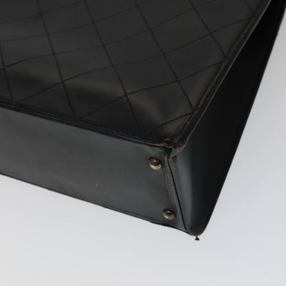 CHANEL Matelasse Shoulder Bag Leather Black CC 105958