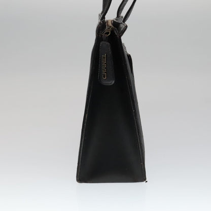 CHANEL Matelasse Shoulder Bag Leather Black CC 105958